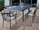 Sedia Martinica Impilabile 55x57x86 h cm in Alluminio Antracite