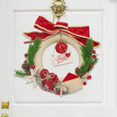 Ghirlanda Ornamento 25x25 cm dietroporta tondo
