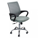 Poltrona da Ufficio Melody 56x58x94/104 h cm in Poliuretano Nero