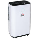 Deumidificatore d'Aria 20 Litri 378W 3 Modalità e 2 Velocità Bianco