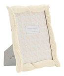 Cornice Snake 19,8x2x24,8 cm in Resina e Vetro Crema      