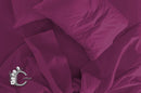 Set Lenzuola Matrimonale Sopra Sotto e Federe Tinta Unita Fucsia