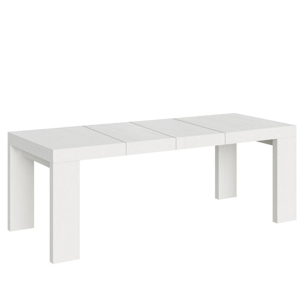 sconto Tavolo Allungabile 160/264x90x77 cm Roxell Premium Bianco Frassino