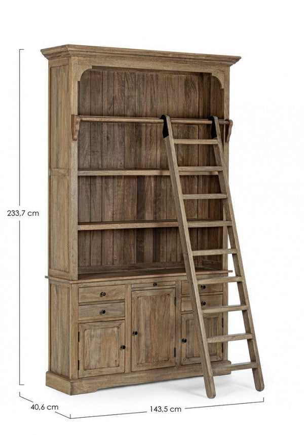 prezzo Libreria 3 Ante 4 Cassetti 143,5x40,6x233,7h cm Domitille