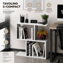 Tavolino da Caffè 60x60x19,5 cm Tavolo S Divano Design Moderno Bianco     