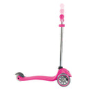 Monopattino a 3 Ruote a LED 3 Altezze Max 50Kg Globber PRIMO Fantasy Lights Up Fiori Rosa