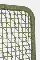 Paravento da Esterno 120x50x180h cm in Alluminio e PP Babilo Antracite e Verde 