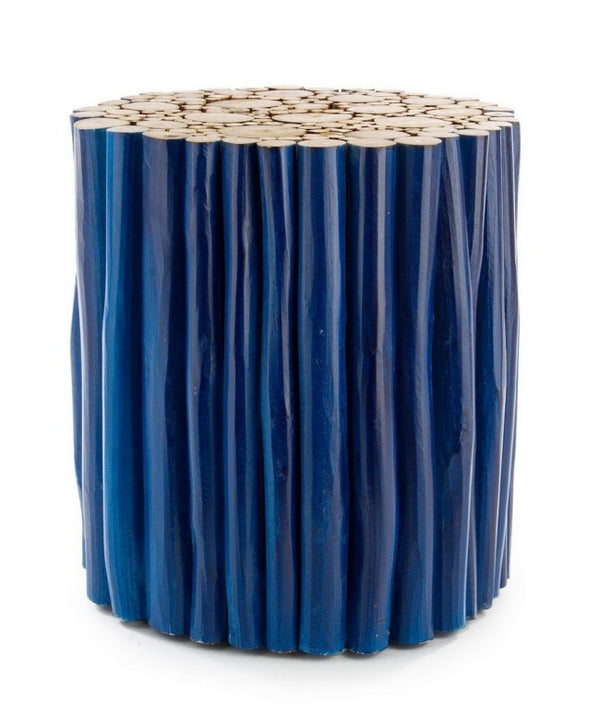 sconto Tavolino Guadalupe Blu in Legno
