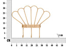 Appendiabiti Panama 3 Ganci 37,5x5x32,5 cm in Ferro e Plastica