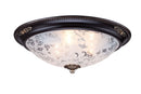 Plafoniera Ceiling & Wall in Metallo Diametrik Marrone con Oro