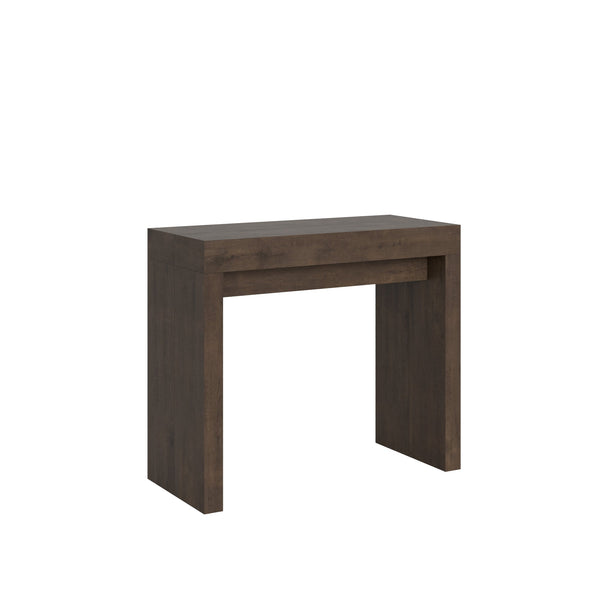sconto Consolle Allungabile 90-196x42x77 cm in Nobilitato Marrone