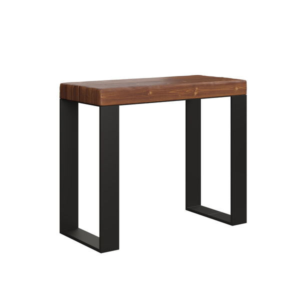 Consolle Allungabile 90-290x40x77 cm in Nobilitato Marrone online
