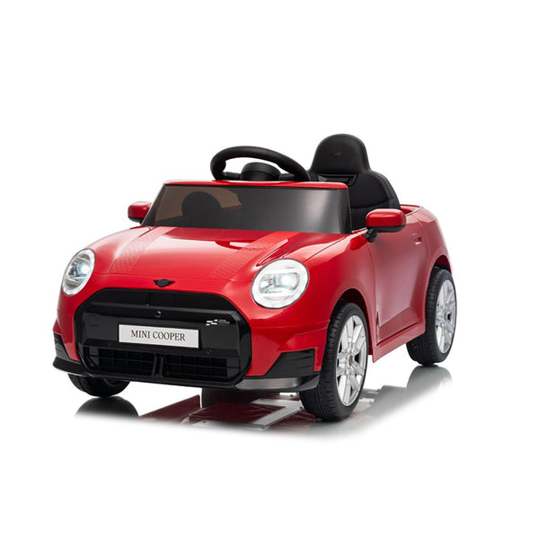 prezzo Macchina Elettrica per Bambini Licenza Ufficiale Mini Cooper S Cabrio 12V Sedili in Pelle e Telecomando Rosso