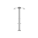 Doccia da Giardino Quadrupla 4 Temporizzatori e 2 Lavapiedi ATI Docce MUL-4P Inox Anodizzato