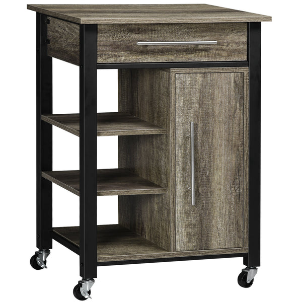 Carrello da Cucina 60x50x84,5 cm in Legno Truciolato Marrone acquista