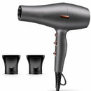 Asciugacapelli Professionale Ergonomico 2 Beccucci Styling Asciugatura Rapida Grigio      