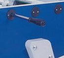 Calciobalilla in Mdf Blu con Aste Uscenti Garlando G-2000 Weatherproof