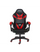 Sedia da Gaming Ergonomica 66x60x134 cm con Poggiapiedi in Similpelle Rosso