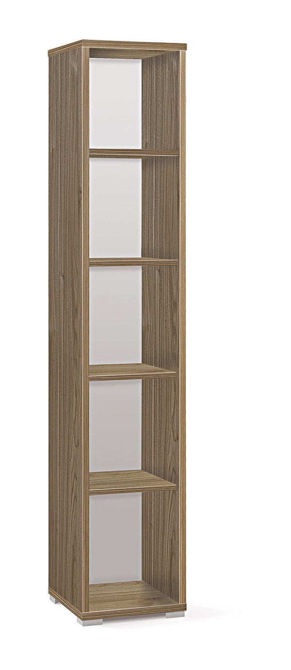 Libreria Modulare 5 Ripiani 39x199x41 cm Noce Stelvio sconto