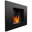Camino a Bioetanolo da Parete 68,5x53,4 cm Flig New York Nero Senza Vetro