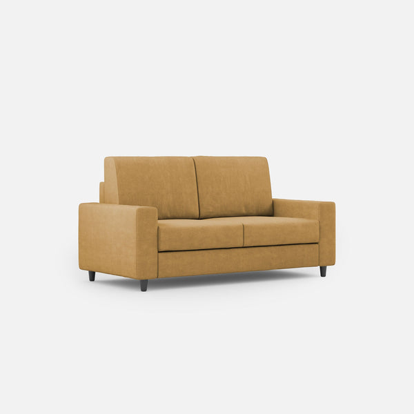 acquista Divano 2 Posti 168x85x85 cm Sakar in Tessuto Ocra