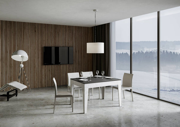 online Tavolo Allungabile 120-180x90x77 cm Cico Mix Antracite Spatolato