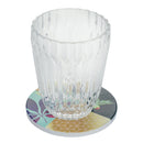 Set 6 Sottobicchieri 10x10x1 cm  in Ceramica VdE Tivoli 1996 Parrot