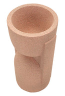 Porta Vaso da Esterno Nui 36x34x70,5 cm in Resina Rosso      