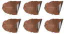 Set 6 Tovagliette Double Face 47x30x0,7 cm  in Plastica VdE Tivoli 1996 Banano Bronzo/Grigio