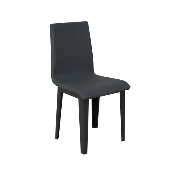 prezzo Sedia 40/44x42x86 cm Armida gambe Antracite in Similpelle Grigio