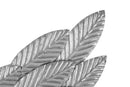 Pannello Ali Beauty Coppia Silver 37,5x3x100 cm in Ferro Argento      