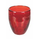 Set 6 Bicchieri Acqua Acapulco Sunset in Vetro VdE Tivoli 1996 Rosso