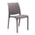 Sedia da Giardino Volga 46x54x80 h cm in Polipropilene Taupe