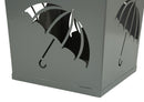 Portaombrelli Umbrella 19x19x48 cm in Metallo Grigio      