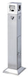 Posacenere a Colonna 30,5x106,3x24,7 cm in Acciaio 3L per Interno Esterno