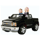 Macchina Elettrica per Bambini 12V 2 Posti con Licenza Chevrolet Silverado Nera