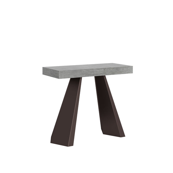 Consolle Allungabile 90-196x40x77 cm in Nobilitato Grigio prezzo