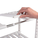 Scaffale stoviglie 50x70x40 cm 2 ripiani per mobile sotto lavello