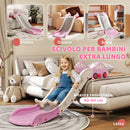 Scivolo per Bambini Età 18-48 Mesi per Divani o Letti in HDPE Rosa      