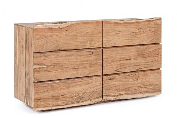 sconto Cassettiera 6 Cassetti 142x45x83h cm Aron