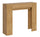 Consolle Allungabile 90x25/181 cm Pannelli in Nobilitato Slick Quercia Natura