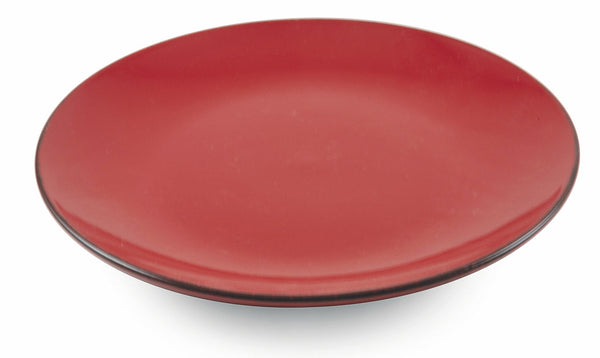 prezzo Set 6 Piatti Piani Ø27x3,5 cm in Gres Villa d'Este Home Tivoli Baita Glazed Rossi