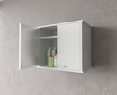 Pensile Lavanderia da Esterno 60x34x52,5 cm in PVC Bianco 