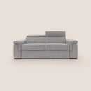 Divano Letto 3 Posti 200x100x95 cm in Tessuto Grigio Chiaro