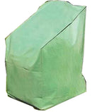 Telo Impermeabile 65x65x110/150cm in Poliestere per Poltrone da Giardino Bauer Verde