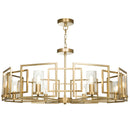 Lampada pendente House in Metallo Bowi Oro