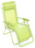 Sedia Sdraio Reclinabile Pieghevole in Ferro Taddei Gran Relax Lime