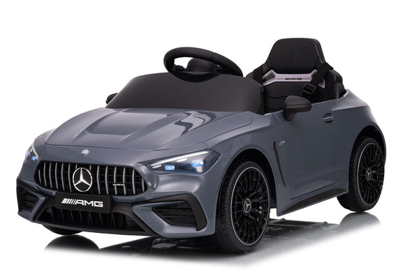 sconto Macchina Elettrica per Bambini 12V Licenza Ufficiale Mercedes CLE53 Sedile in Pelle Grigio