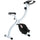 Cyclette Magnetica Pieghevole 97x43x110 cm a 8 Livelli di Resistenza con Seduta Regolabile in Acciaio Nero