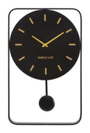 Orologio da Muro Simple Life 40,5x5x65,5 cm in Ferro 